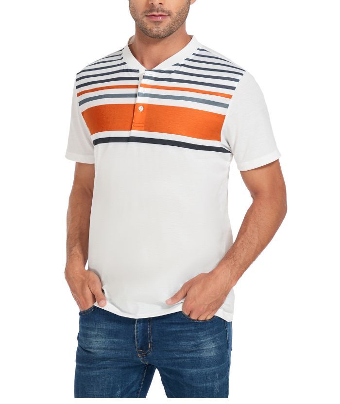 ZITY Men's Dri Fit Stripe Summer T-Shirt-CUMSS01736