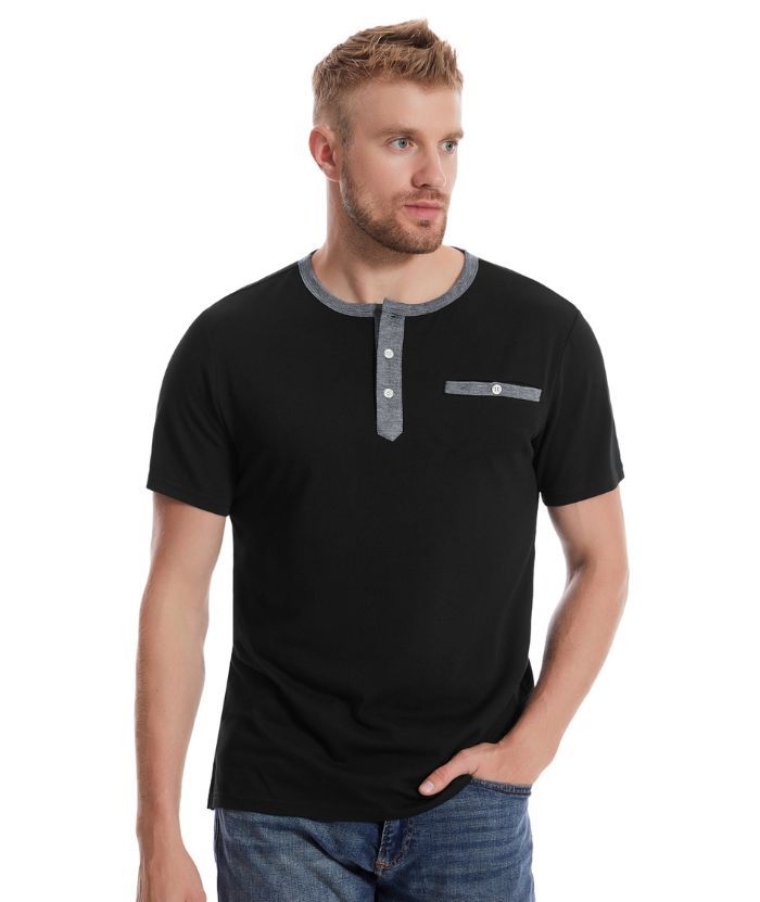 ZITY Men's Button Up Dri Fit T-Shirt-CUMSS02343
