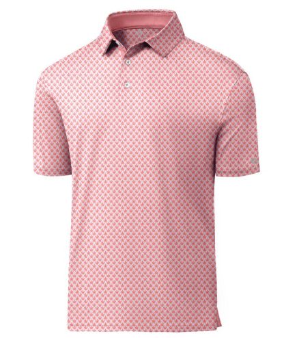 ZITY Men's Printed Dri Fit Performance Golf Polo Shirt-CUMPO05189 