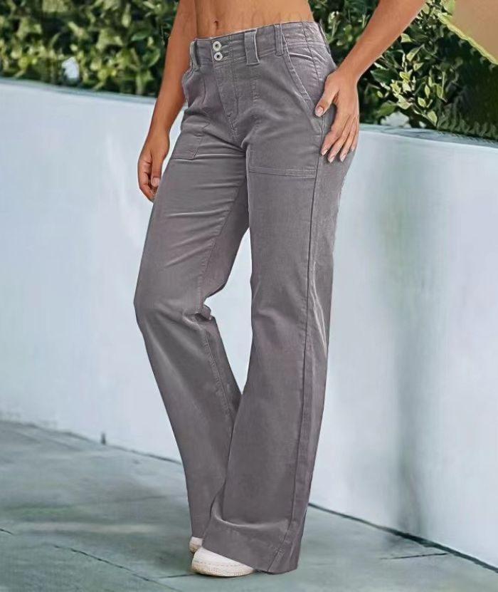 ZITY Women's Zipper Pocket Jogging Loose Pant-DUWSP06168