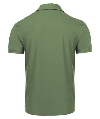 ZITY Men's Button Up Slim Fit Printed Polo Shirt-CUMPO06122