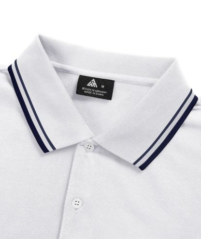 ZITY Men's Button Up Dri Fit Golf Polo Shirt-CFMPO00134