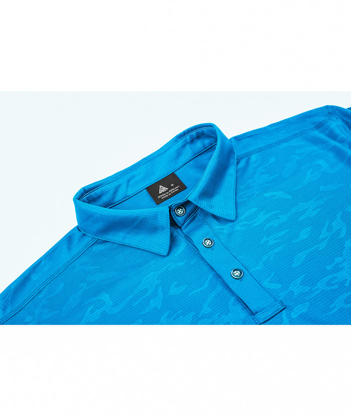 ZITY Men's Casual Breathable Fit Flowing Clond Pattern Golf Polo Shirt-ZPK007197 | Zitysports