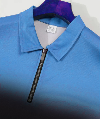 ZITY Men's Gradient Color Polo Shirt-ZPK010474 | Zitysports