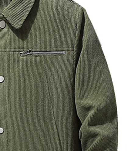 ZITY Men's Oversize Long Sleeve Fleece Jacket-DUMCO05445