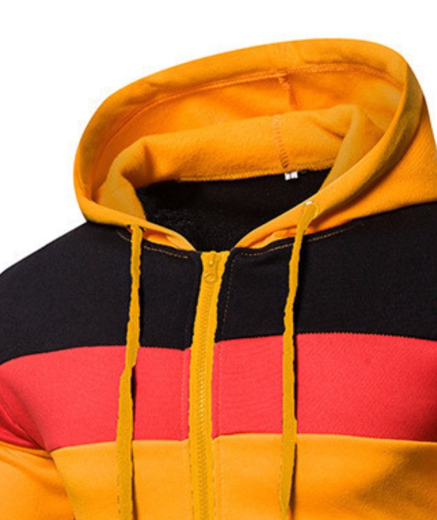 ZITY Men's Zipper Casual Fashion Long Sleeve Sweatshirt-DUMFH04870 | Zitysports
