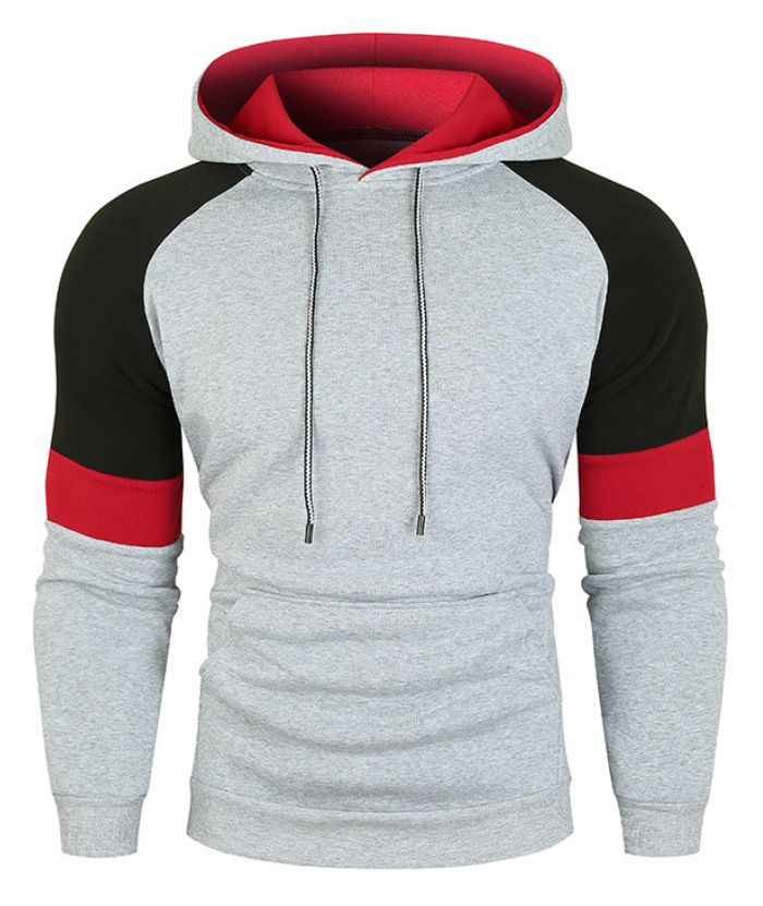 ZITY Men's Fashion Casual Hooded Long Sleeve Slim Fit Hoodie-DUMFH05090|Zitysports