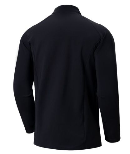 ZITY Men's Quarter Zip Long Sleeve Polo Shirt-88120