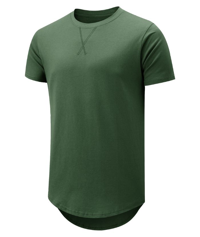 ZITY Men's Round Neck Hip-Hop Slim Fit T-Shirt-ZPK010742
