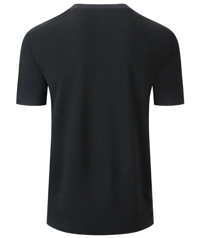 ZITY Men's Dri Fit Button Up T-Shirt-CUMSS01289