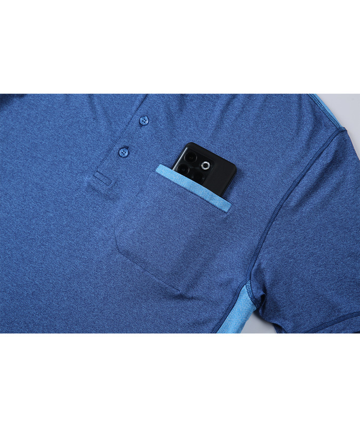 ZITY Men's Slim Fit Chest Pocket Summer T-Shirt-CUMSS01279