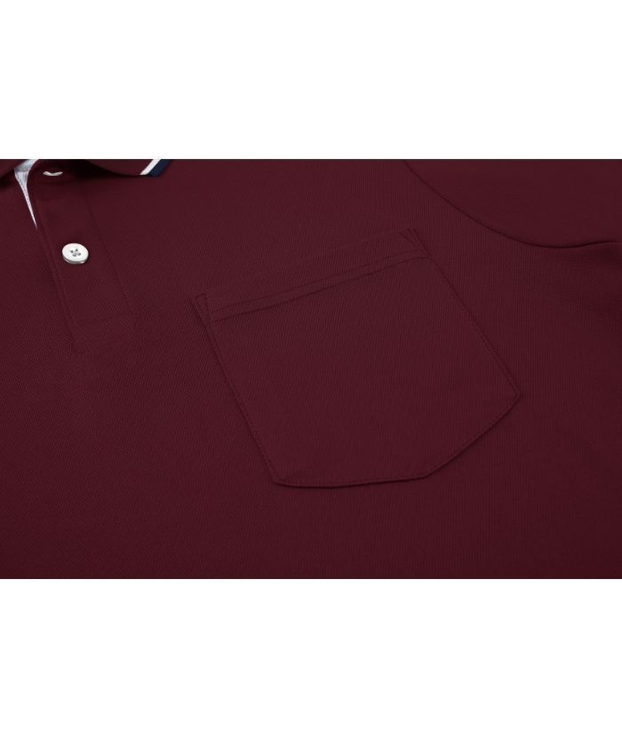 ZITY Men's Dri Fit Long Sleeve Golf Polo Shirt-CEMLP06139