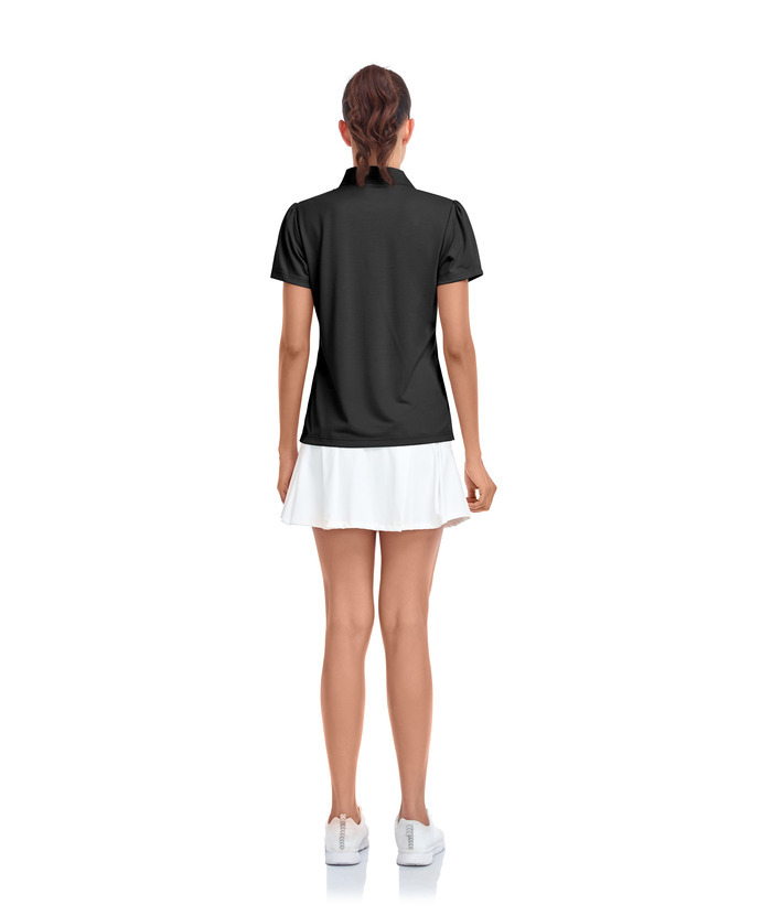 ZITY Women's Polyester Golf Polo Wrinkle Free Quick Dry Shirt-ZPK001290 | Zitysports