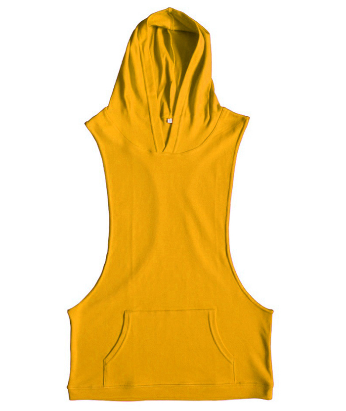 ZITY Men's Slim Fit Sleeveless Gym Hoodie-DUMMG05403|Zitysports