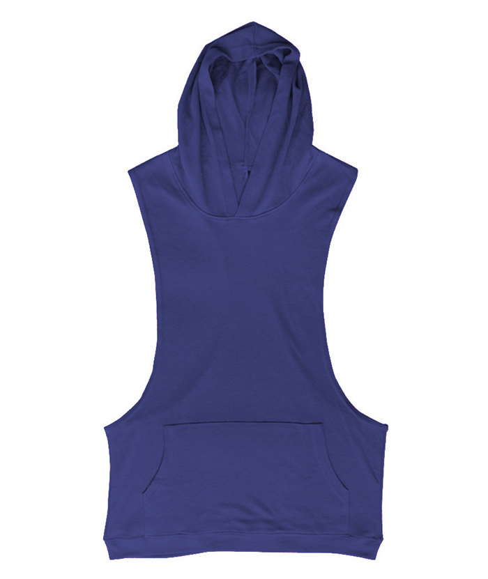 ZITY Men's Slim Fit Sleeveless Gym Hoodie-DUMMG05403|Zitysports