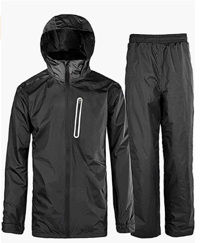 ZITY Men's Waterproof Hiking, Travel Lightweight Rainwear-AUMRS00174