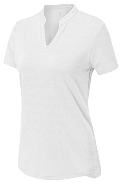 ZITY Women's V Neck Dri Fit Golf Polo Shirt-CFWMX20000