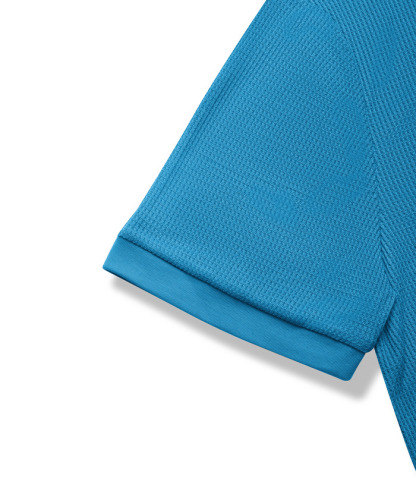 ZITY Men's Slim Fit Button Up Summer T-Shirt-CUMSS01031
