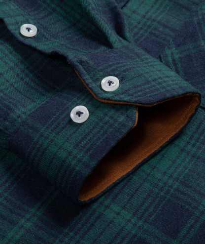 ZITY Men's Plaid Button Up Shirt with Flap Pocket Spring Fall Top-ZPK006565 | Zitysports