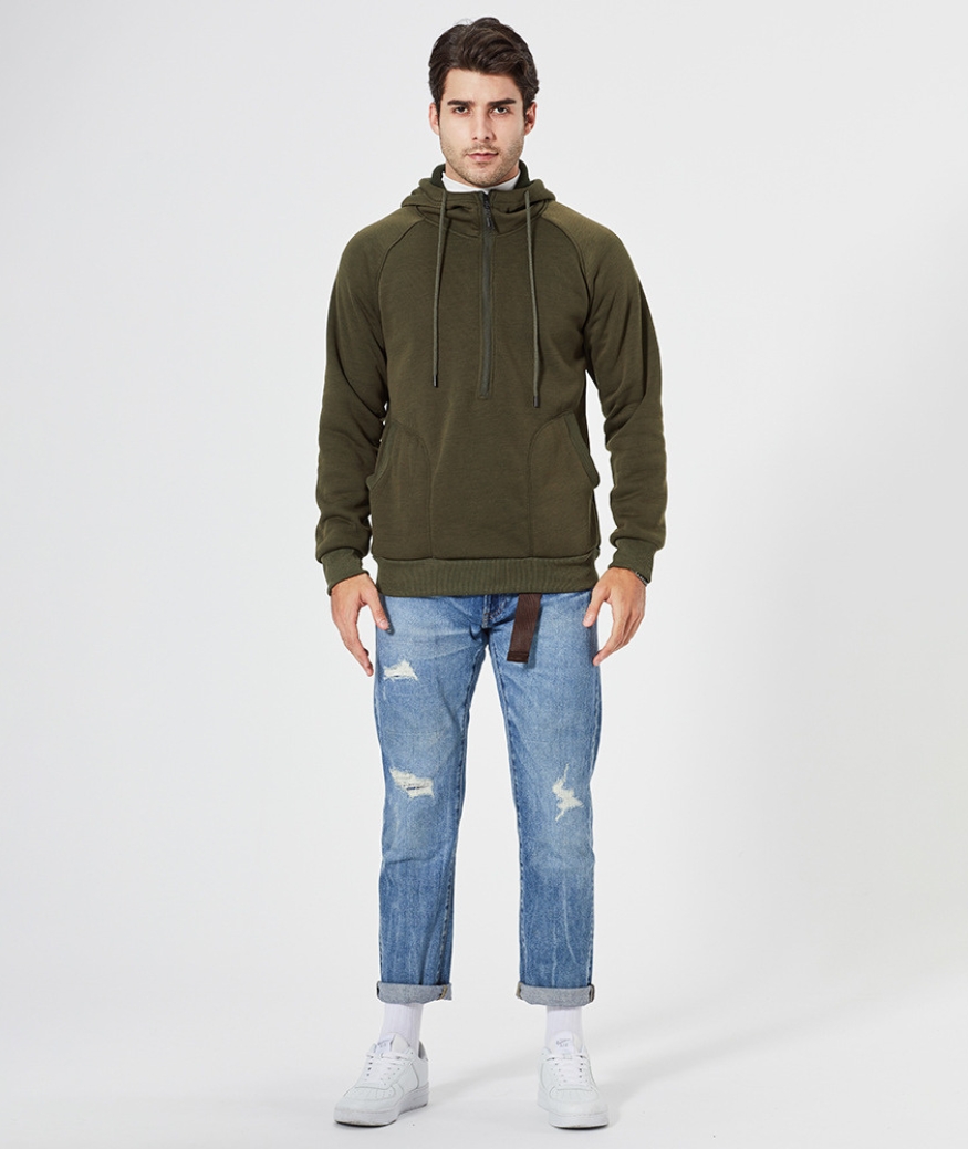 ZITY Men's Lightweight Breathable Outdoor Long Sleeve Hoodie-DUMHD04902|Zitysports