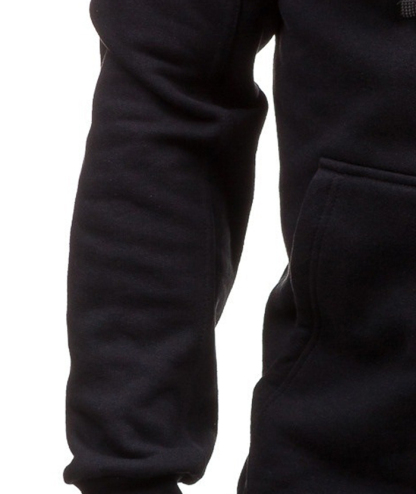 ZITY Men's Long Sleeve Full Zipper Casual Hoodie with Kangaroo Pockets-DUMHD05003|Zitysports