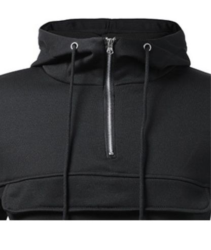 ZITY Men's Light Weight Breathable Hoodie with Side Pockets-DUMFH05032|Zitysports