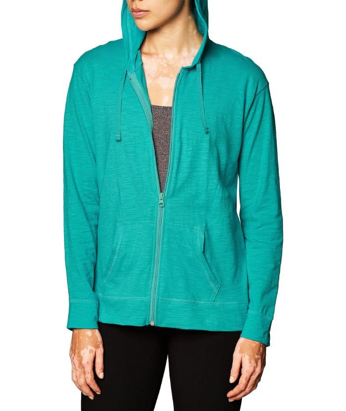 ZITY Women's Light Weight Long Sleeve Full Zipper Casual Hoodie-DUWHD04912|Zitysports