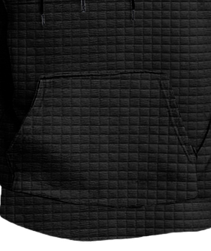 ZITY Men's Trendy Fashion Waffle Knit Sweatshirt Hoodie-DUMFH04886|Zitysports