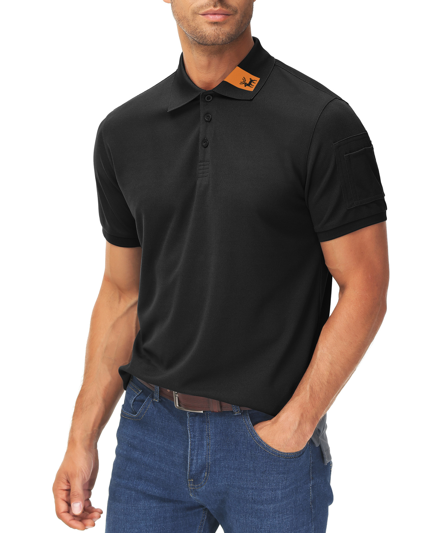ZITY Men's Quick Dry Sports Polo Shirt-ZPK007932