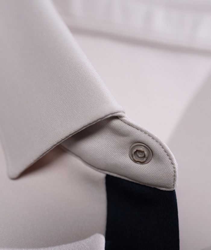 ZITY Men's Long Sleeve Solid Color Polo Shirt-8907