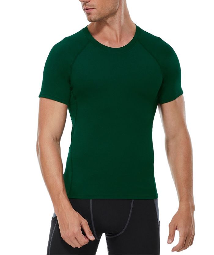 ZITY Men's Dri Fit Sports Running Compression T-Shirt-DUMTS05961