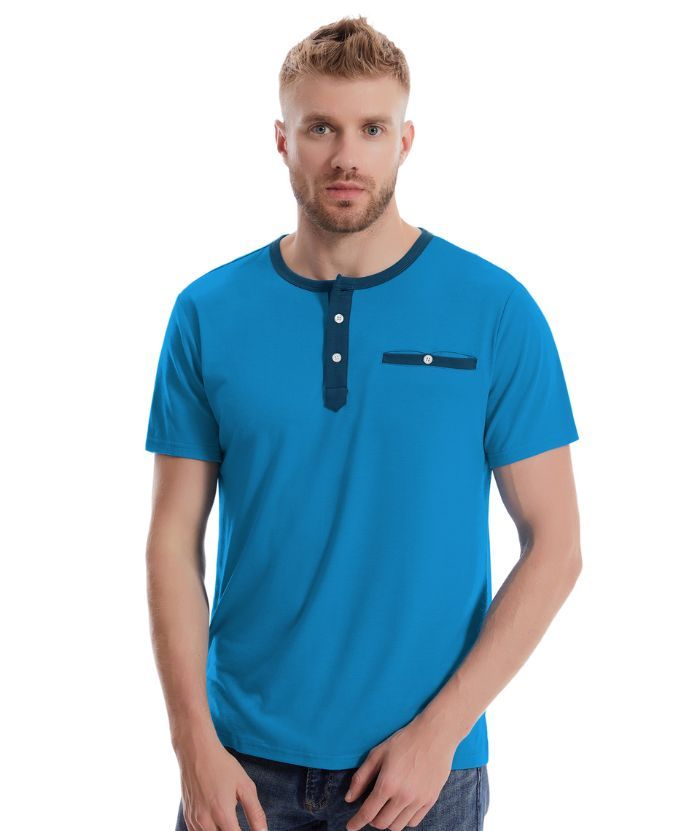 ZITY Men's Button Up Dri Fit T-Shirt-CUMSS02343