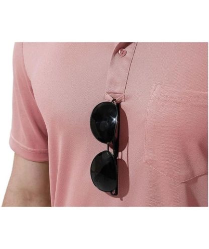 ZITY Men's Button Up Quick Dri Casual Polo Shirt-CEMPO03494