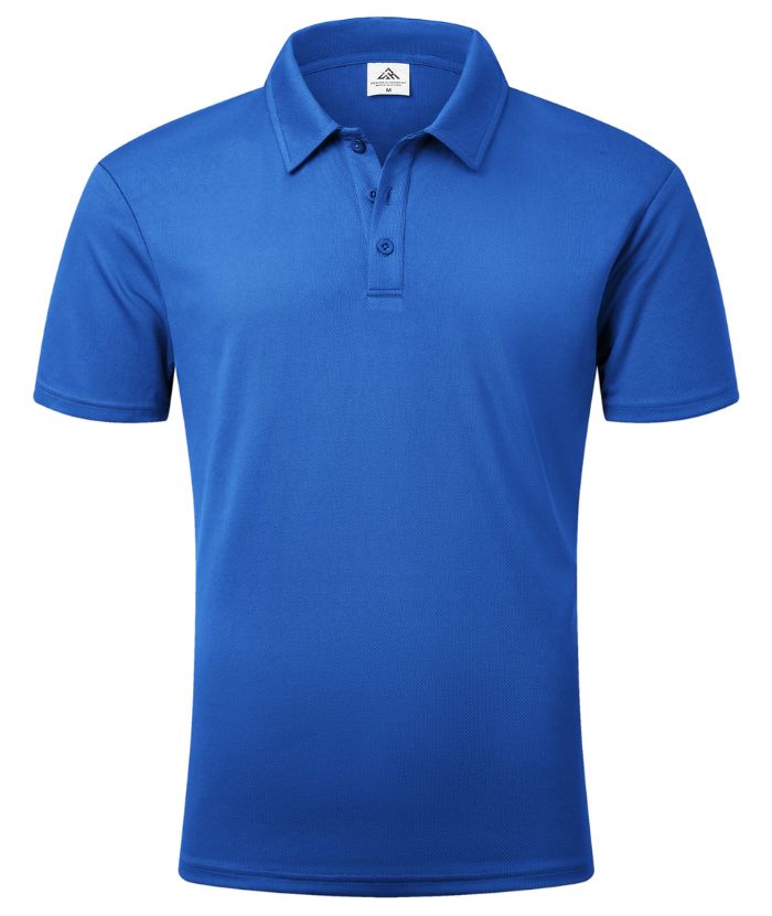 ZITY Men's Button Up Dri Fit Polo Shirt-CUMPO02332