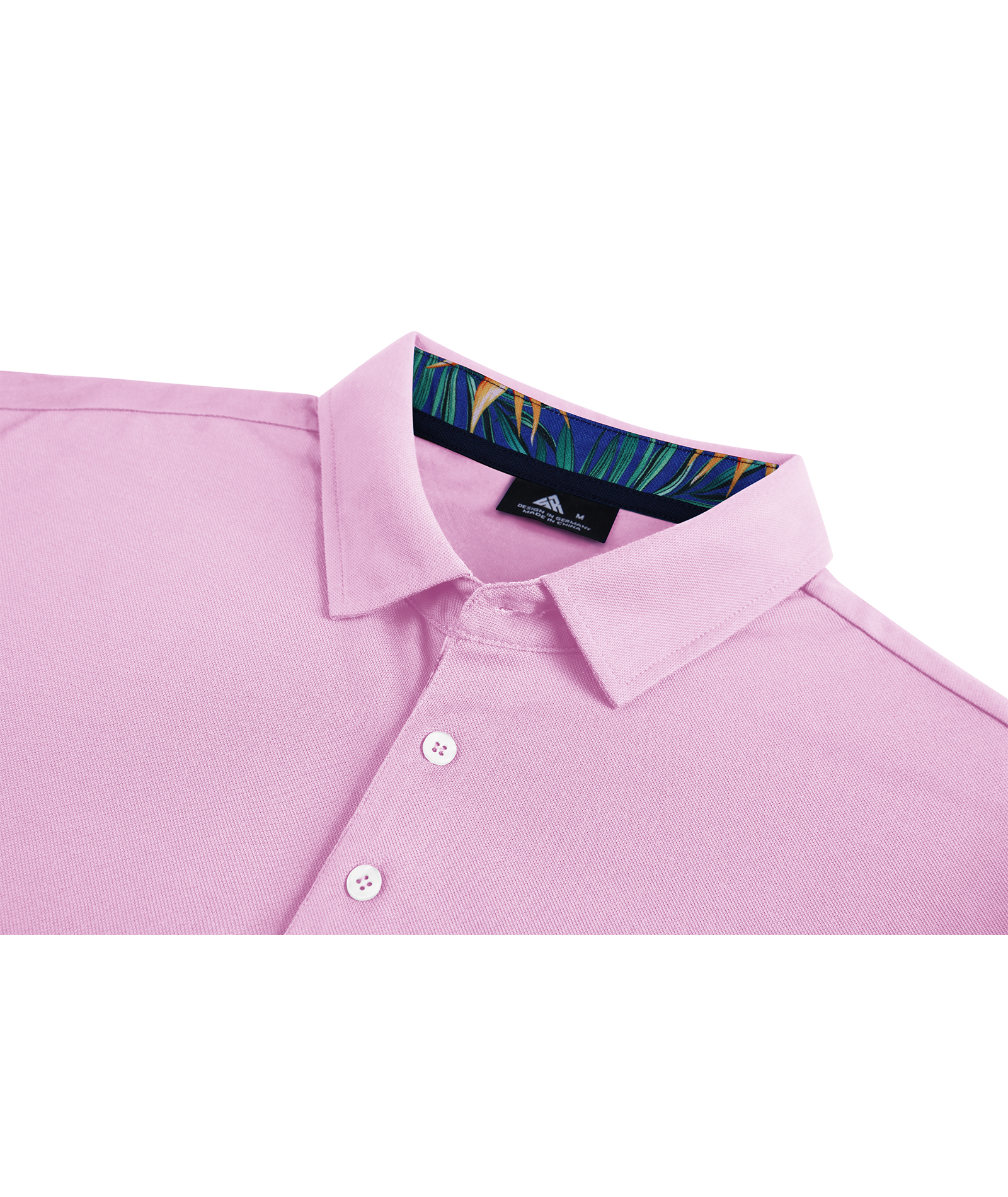 ZITY Men's Button Up Dri Fit Polo Shirt-CFMPO00053