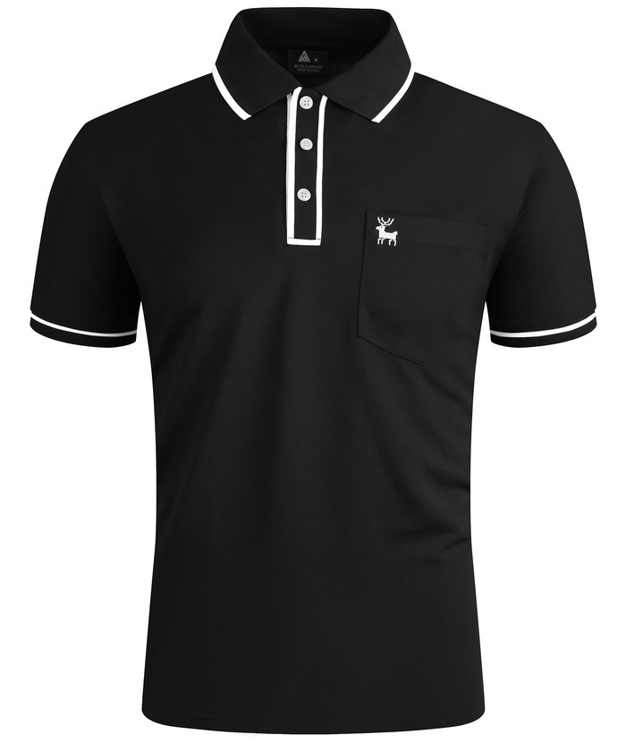 ZITY Men's Casual Slim Fit Performance Polo Shirt-CUMPO01729