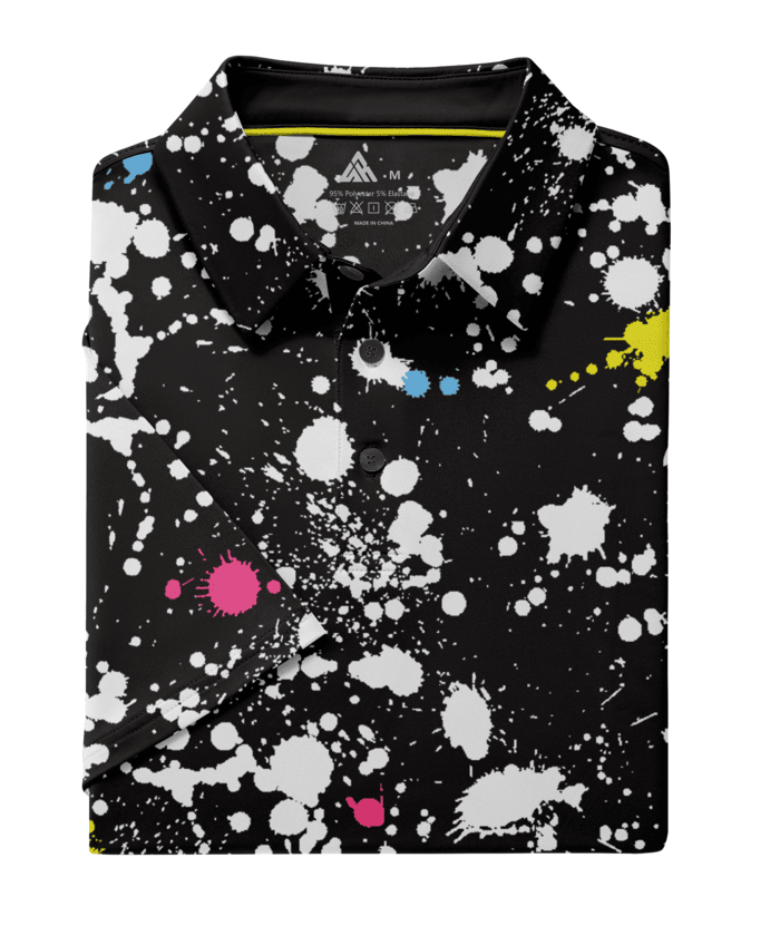 ZITY Men's 3 Button Slim Fit Polo Shirt-CUMPO05189