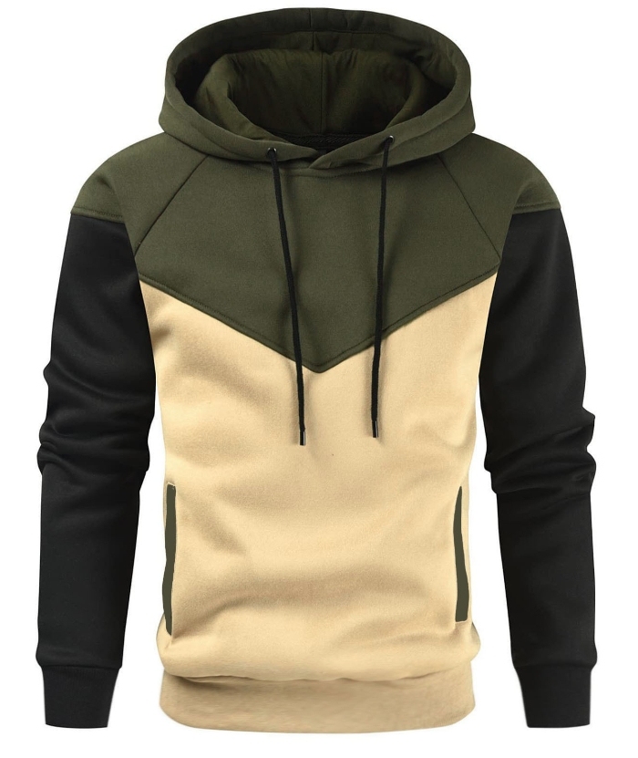 Men's Plus Size Long Sleeve Casual Pullover Hoodie-DUMFH04884 | Zitysports