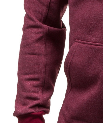 ZITY Men's Long Sleeve Full Zipper Casual Hoodie with Kangaroo Pockets-DUMHD05003|Zitysports