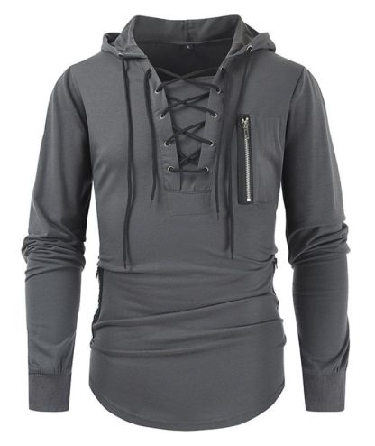 ZITY Men's Light Weight Long Sleeve Tactical Outdoor Pullover Hoodie-DUMFH05067|Zitysports