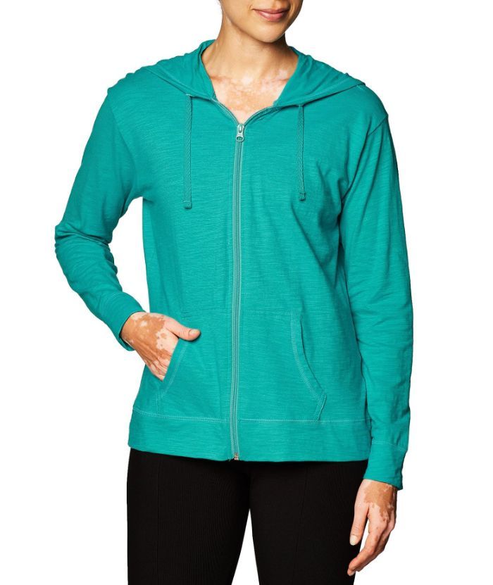 ZITY Women's Light Weight Long Sleeve Full Zipper Casual Hoodie-DUWHD04912|Zitysports