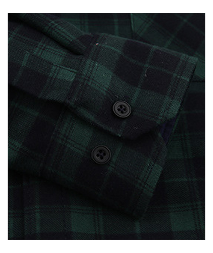 ZITY Men's Oversize Button Up Long Sleeve Plaid Shirt-DUMLT05362|Zitysports