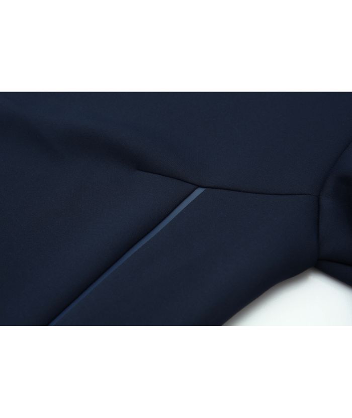 Men's Athletic Fit Solid Color Long Sleeve Polo Shirt-5328