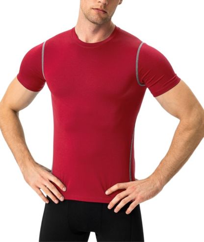 ZITY Men's Dri Fit Sports Compression T-Shirt-DUMTS05962