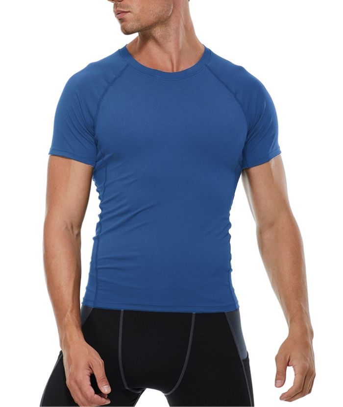 ZITY Men's Dri Fit Sports Running Compression T-Shirt-DUMTS05961