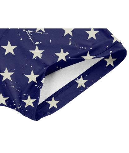 ZITY Men's American Flag Theme Golf Polo Shirt-CUMPO05424