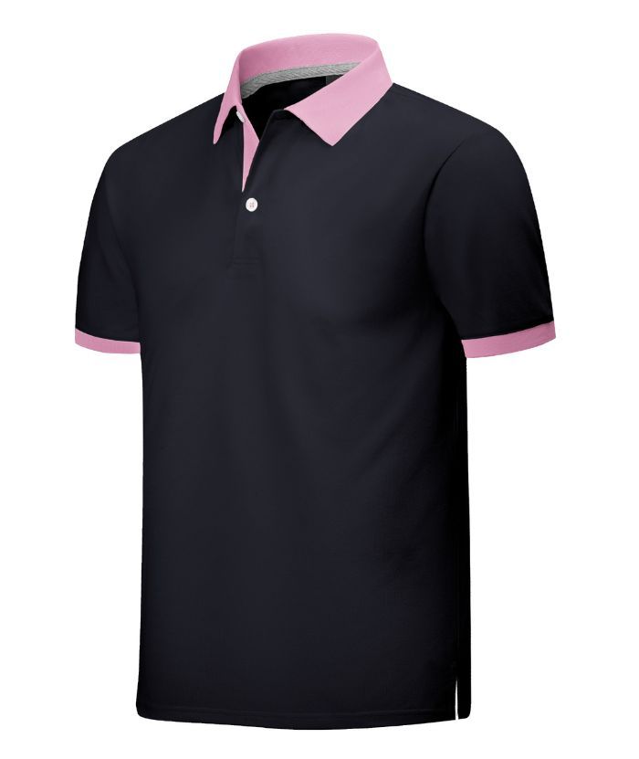 ZITY Men's Solid Color Summer Polo Shirt-CUMPO01043