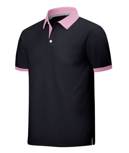 ZITY Men's Solid Color Summer Polo Shirt-CUMPO01043