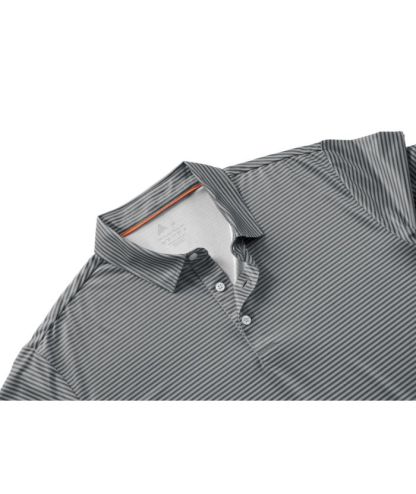 ZITY Men's Button Up Stripe Polo Shirt-CFMPO00062