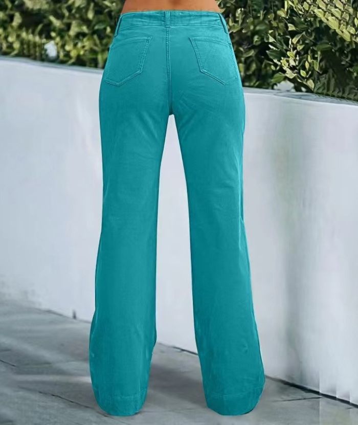 ZITY Women's Zipper Pocket Jogging Loose Pant-DUWSP06168